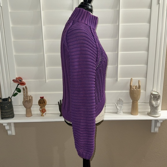 Free People Sweetheart Sweater Glowing Orchid - Picture 7 of 16